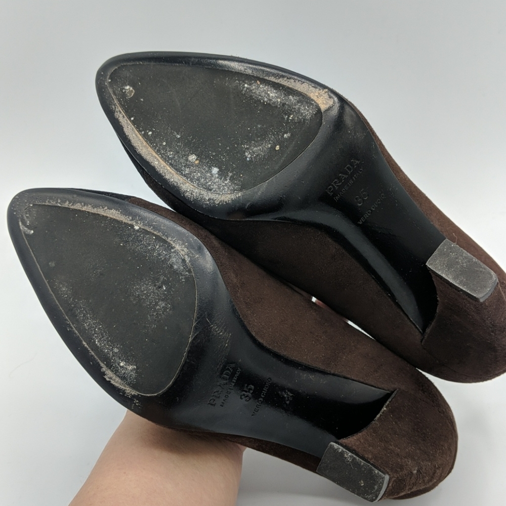 Prada Suede Pumps - Picture 4 of 9